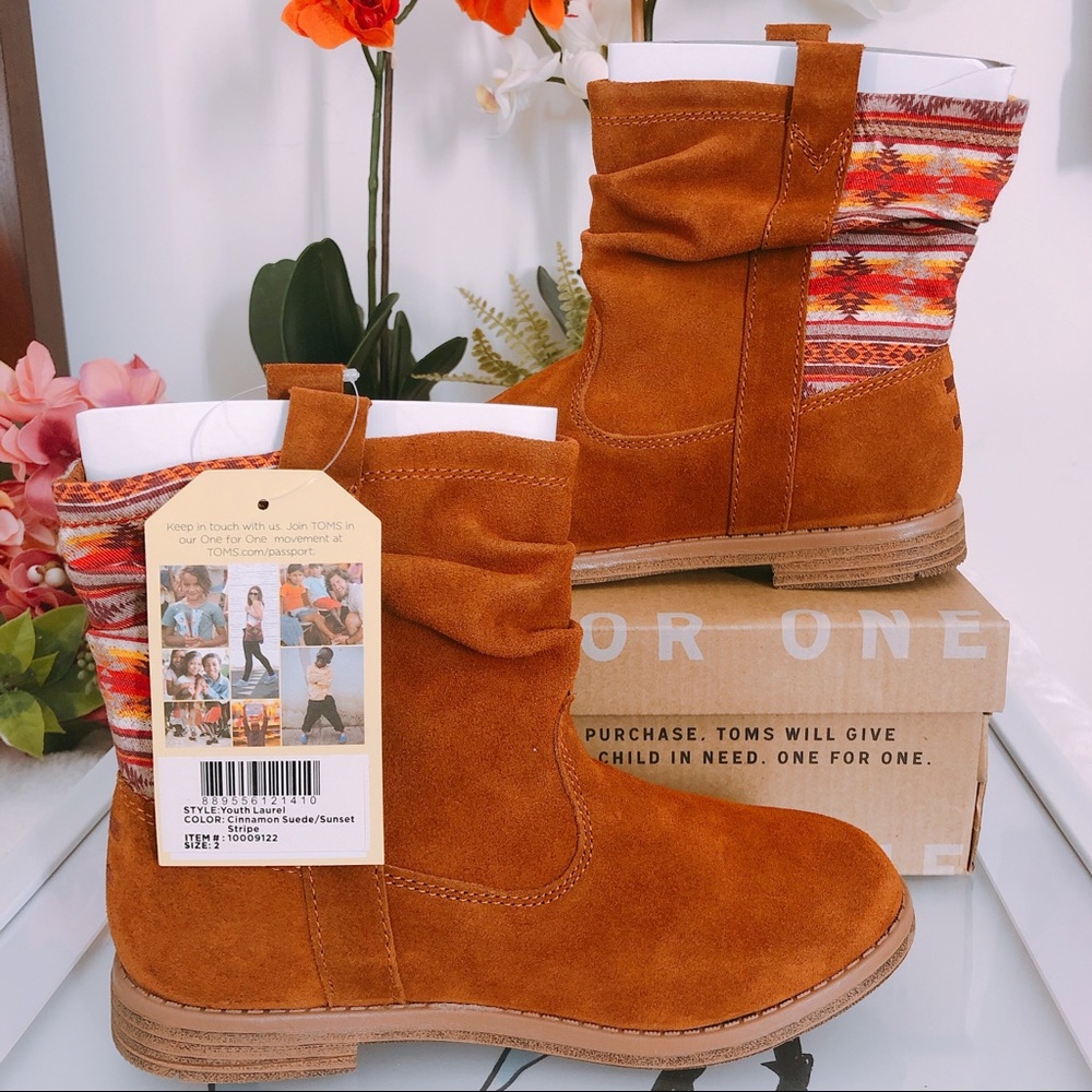 TOMS Laurel Boot-Little Girl&Big Girl - Picture 7 of 8
